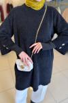Lavin Angora Tunik Siyah