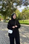 Biye Detaylı Oysho Takım Siyah
