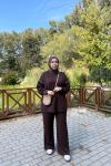 Biye Detaylı Oysho Takım Acı Kahve