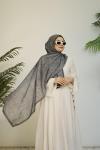 Silk Cotton Şal Haki