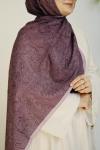Silk Cotton Şal Mor