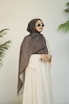 Silk Cotton Şal Acı Kahve