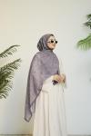 Silk Cotton Şal Lila