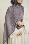 Silk Cotton Şal Lila
