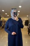 Alisa Merserize Tunik Lacivert