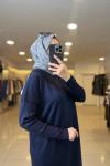 Alisa Merserize Tunik Lacivert