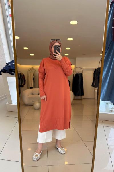 Alisa Merserize Tunik Orange