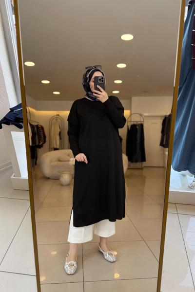 Alisa Merserize Tunik Siyah