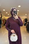 Alya Merserize Elbise Mürdüm