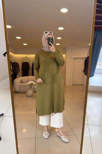 Sole Meserize Tunik Yağ Yeşili