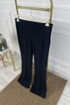 İspanyol Paça Pantalon Siyah