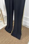 İspanyol Paça Pantalon Siyah