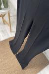 İspanyol Paça Pantalon Siyah