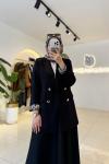 Leydia Blazer Ceket Siyah Siyah
