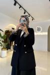 Leydia Blazer Ceket Siyah Siyah
