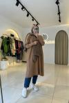 Triko Tunik Camel