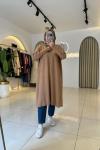 Triko Tunik Camel