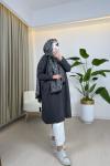 Triko Tunik Antrasit 